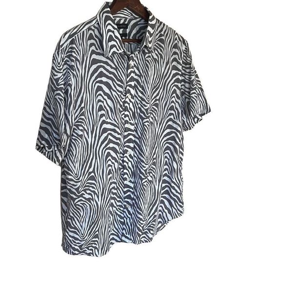 Banana Republic 100% Cotton Slim Fit Button Down Polo Shirt - Picture 2 of 6